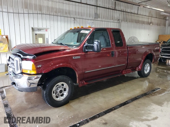 1999 Ford F-250 XL z VIN 1FTNX21S1XEE70080, wystawiony jako Copart lot #64430235 z przebiegiem 58 191 mil mil oraz Szkoda całkowita • Salvage title. Historia ofert i sprzedaży dostępna na DreamBid. Obrazek 1.