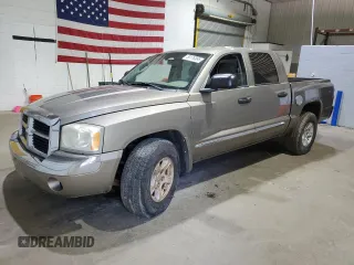 2007 Dodge Dakota Laramie z VIN 1D7HW58N37S128445, wystawiony jako Copart lot #59176895 z przebiegiem 187 745 mil mil oraz Czysty tytuł • Clean title. Historia ofert i sprzedaży dostępna na DreamBid. Obrazek 1.