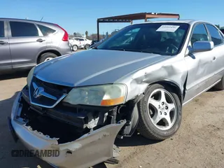 2002 Acura TL w/Navigation with VIN 19UUA56782A040650, listed as a IAAI auction lot 41681496 with 188,433 mi miles. Bid and sale history available at carsss.com. Image 6.