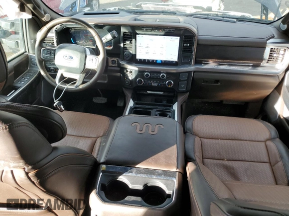 2024 Ford F-350 XL with VIN 1FT8W3DMXRED79167, listed as a Copart auction lot 84619434 with 15,711 mi miles and Salvage Title. Bid and sale history available at DreamBid. Image 8.