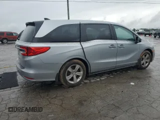 2018 Honda Odyssey EX-L z VIN 5FNRL6H74JB033475, wystawiony jako Copart lot #55736415 z przebiegiem 104 108 mil mil oraz Szkoda całkowita • Salvage title. Historia ofert i sprzedaży dostępna na DreamBid. Obrazek 3.