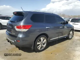 2013 Nissan Pathfinder SL with VIN 5N1AR2MN7DC683777, listed as a Copart auction lot 49413415 with 177,793 mi miles and Salvage Title. Bid and sale history available at DreamBid. Image 3.