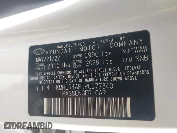 2023 Hyundai Elantra N Line z VIN KMHLR4AF5PU377340, wystawiony jako IAAI lot #42153338 z przebiegiem 50 314 mil mil oraz . Historia ofert i sprzedaży dostępna na DreamBid. Obrazek 9.