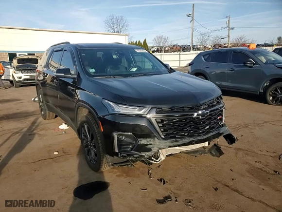 2023 Chevrolet Traverse RS with VIN 1GNEVJKWXPJ251022, listed as a Copart auction lot 48286835 with 34,200 mi miles and Salvage Title. Bid and sale history available at carsss.com. Image 11.