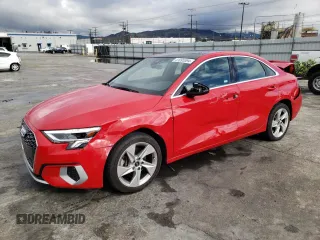 2023 Audi A3 Premium with VIN WAUGUDGY4PA044865, listed as a Copart auction lot 41095394 with 19,035 mi miles. Bid and sale history available at carsss.com. Image 1.