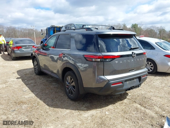 2022 Nissan Pathfinder SV with VIN 5N1DR3BDXNC241705, listed as a IAAI auction lot 41875622 with 20,790 mi miles. Bid and sale history available at carsss.com. Image 3.
