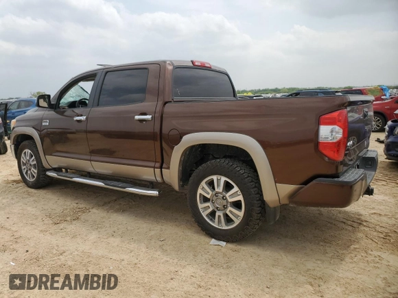 2015 Toyota Tundra Platinum z VIN 5TFAW5F11FX434086, wystawiony jako Copart lot #51345655 z przebiegiem 160 462 mil mil oraz Czysty tytuł • Clean title. Historia ofert i sprzedaży dostępna na DreamBid. Obrazek 2.