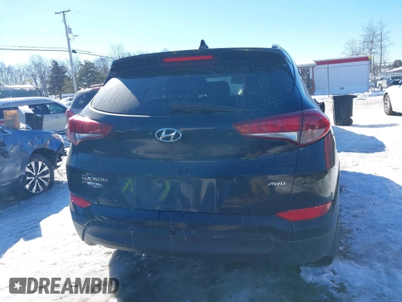 2018 Hyundai Tucson SEL with VIN KM8J3CA42JU643213, listed as a IAAI auction lot 41199302 with 91,480 mi miles and . Bid and sale history available at DreamBid. Image 17.