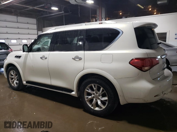 2011 Infiniti QX56 7-passenger with VIN JN8AZ2NE5B9005076, listed as a Copart auction lot 71878064 with 174,359 mi miles and Clean Title. Bid and sale history available at carsss.com. Image 2.