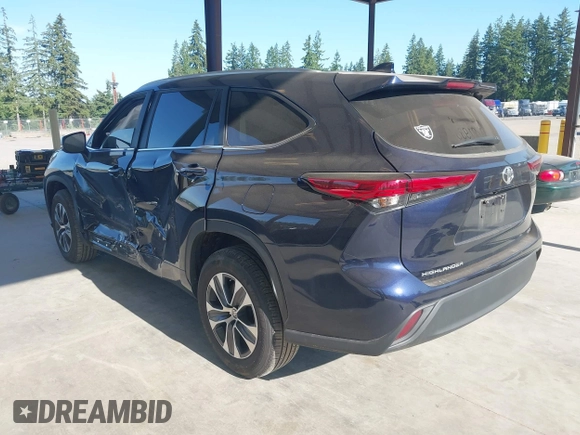 2023 Toyota Highlander L with VIN 5TDKDRAH3PS526958, listed as a IAAI auction lot 42397325 with 10,430 mi miles and . Bid and sale history available at DreamBid. Image 3.