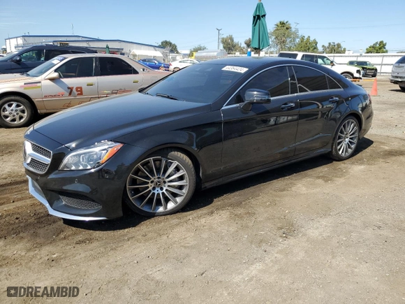 2018 Mercedes-Benz CLS-Class CLS 550 with VIN WDDLJ7DB4JA203957, listed as a Copart auction lot 44364424 with 21,061 mi miles. Bid and sale history available at carsss.com. Image 1.