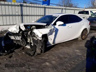2015 Lexus IS 350 with VIN JTHCE1D2XF5007709, listed as a Copart auction lot 42793655 with 126,122 mi miles and Salvage Title. Bid and sale history available at carsss.com. Image 1.
