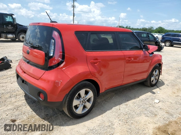 2019 Kia Soul with VIN KNDJN2A20K7004965, listed as a Copart auction lot 57986355 with 76,622 mi miles and Salvage title. Bid and sale history available at DreamBid. Image 3.