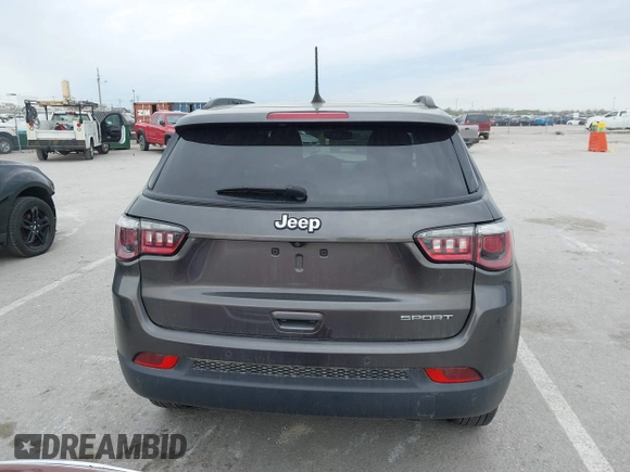 2018 Jeep Compass Sport с VIN 3C4NJCAB9JT489149, выставлен на аукционе IAAI как лот 42025904 с пробегом 87 099 миль миль и . История ставок и продаж доступна на DreamBid. Изображение 16.