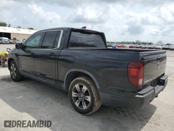 2017 Honda Ridgeline RTL with VIN 5FPYK2F51HB001058, listed as a Copart auction lot 55753865 with 113,539 mi miles and Clean title. Bid and sale history available at DreamBid. Image 2.
