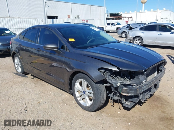 2018 Ford Fusion SE with VIN 3FA6P0HD4JR149788, listed as a IAAI auction lot 41846877 with 57,350 mi miles. Bid and sale history available at carsss.com. Image 1.