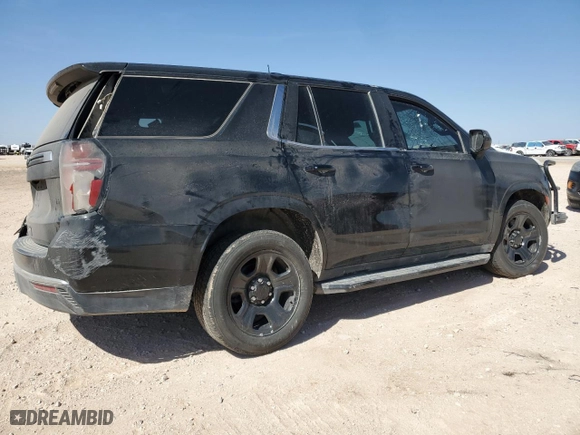 2023 Chevrolet Tahoe Commercial with VIN 1GNSCLED8PR341446, listed as a Copart auction lot 50974855 with 42,622 mi miles and Salvage Title. Bid and sale history available at carsss.com. Image 3.