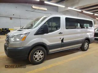 2015 Ford Transit XL with VIN 1FMZK1YM0FKA73389, listed as a Copart auction lot 42318475 with 205,805 mi miles and Clean Title. Bid and sale history available at carsss.com. Image 1.
