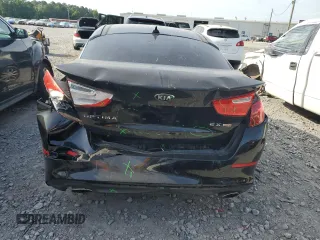 2015 Kia Optima EX with VIN 5XXGN4A78FG516164, listed as a Copart auction lot 57143165 with 130,945 mi miles and Salvage title. Bid and sale history available at DreamBid. Image 6.