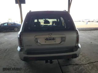 2006 Honda Pilot EX-L with VIN 5FNYF28536B029399, listed as a Copart auction lot 45531755 with 166,204 mi miles and Salvage Title. Bid and sale history available at carsss.com. Image 6.