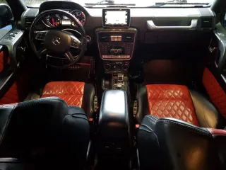 2014 Mercedes-Benz G-Class G 63 AMG with VIN WDCYC7DF9EX225480, listed as a Copart auction lot 77666574 with 116,967 mi miles and Clean Title. Bid and sale history available at carsss.com. Image 8.