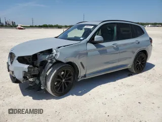 2024 BMW X3 sDrive30i z VIN 5UX43DP0XR9X30530, wystawiony jako Copart lot #53082015 z przebiegiem 10 748 mil mil oraz Szkoda całkowita • Salvage title. Historia ofert i sprzedaży dostępna na DreamBid. Obrazek 1.