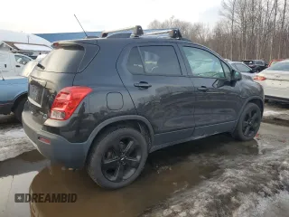 2016 Chevrolet Trax LTZ with VIN KL7CJRSB5GB707717, listed as a Copart auction lot 46509175 with 63,736 mi miles and Clean Title. Bid and sale history available at carsss.com. Image 3.