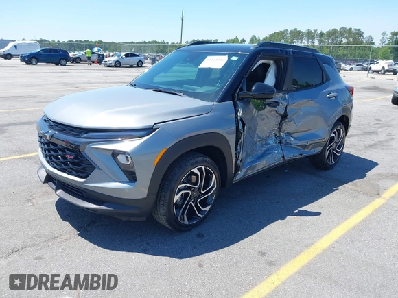 2025 Chevrolet TrailBlazer RS with VIN KL79MTSLXSB008647, listed as a IAAI auction lot 42121512 with 6,168 mi miles and . Bid and sale history available at DreamBid. Image 19.