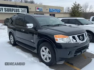 2008 Nissan Armada LE z VIN 5N1BA08C98N609540, wystawiony jako Copart lot #45696745 z przebiegiem 202 534 mil mil oraz Czysty tytuł • Clean title. Historia ofert i sprzedaży dostępna na DreamBid. Obrazek 1.