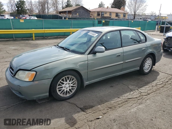 2004 Subaru Legacy Sedan (Natl) L with VIN 4S3BE625X47208695, listed as a Copart auction lot 52454665 with 161,122 mi miles and Salvage Title. Bid and sale history available at carsss.com. Image 1.