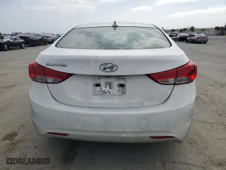 2013 Hyundai Elantra GLS with VIN 5NPDH4AE8DH380287, listed as a Copart auction lot 53376545 with 207,167 mi miles and Salvage Title. Bid and sale history available at carsss.com. Image 6.