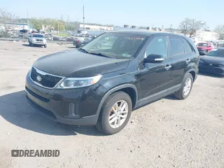2014 Kia Sorento LX with VIN 5XYKT3A63EG522370, listed as a IAAI auction lot 42123046 with 74,240 mi miles. Bid and sale history available at carsss.com. Image 2.