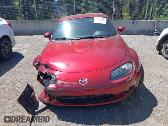 2008 Mazda MX-5 Miata Touring with VIN JM1NC26F080156247, listed as a IAAI auction lot 42359690 with 94,493 mi miles and . Bid and sale history available at DreamBid. Image 13.