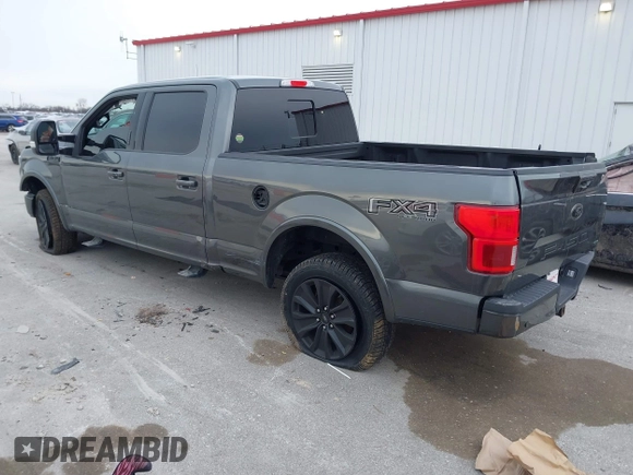 2020 Ford F-150 XL with VIN 1FTFW1E47LFC74601, listed as a IAAI auction lot 41238768 with 50,018 mi miles. Bid and sale history available at carsss.com. Image 3.