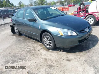2005 Honda Accord LX with VIN 1HGCM56445A151354, listed as a IAAI auction lot 42027064 with 211,663 mi miles and . Bid and sale history available at DreamBid. Image 1.
