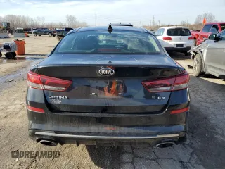 2019 Kia Optima EX with VIN 5XXGU4L17KG334350, listed as a Copart auction lot 43554635 with 55,465 mi miles and Salvage Title. Bid and sale history available at carsss.com. Image 6.