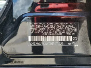 2011 Lexus IS 250 с VIN JTHBF5C24B5138341, выставлен на аукционе Copart как лот 65405005 с пробегом 188 118 миль миль и Чистый • Clean title. История ставок и продаж доступна на DreamBid. Изображение 13.