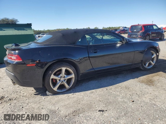 2015 Chevrolet Camaro LT with VIN 2G1FF3D36F9157554, listed as a Copart auction lot 88681225 with 103,397 mi miles and Salvage Title. Bid and sale history available at carsss.com. Image 3.