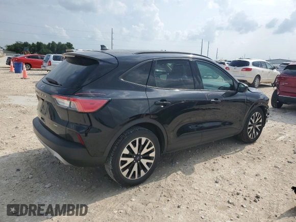 2020 Ford Escape SE Sport Hybrid with VIN 1FMCU0BZ5LUB81201, listed as a Copart auction lot 54556585 with 62,284 mi miles and Salvage title. Bid and sale history available at DreamBid. Image 3.