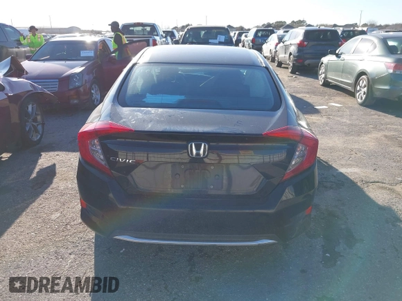2020 Honda Civic Sedan LX with VIN 2HGFC2F65LH599276, listed as a IAAI auction lot 41656979 with 1 mi miles. Bid and sale history available at carsss.com. Image 16.