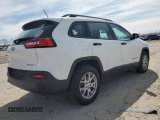 2015 Jeep Cherokee Sport with VIN 1C4PJMAB3FW647906, listed as a Copart auction lot 50227535 with 110,097 mi miles and Salvage Title. Bid and sale history available at carsss.com. Image 3.