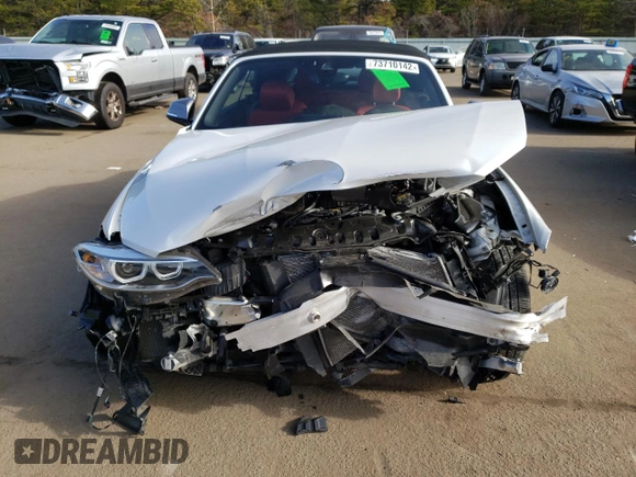 2017 BMW 2 Series M240i xDrive with VIN WBA2L3C30HV667671, listed as a Copart auction lot 73710142 with 0 mi miles. Bid and sale history available at carsss.com. Image 5.