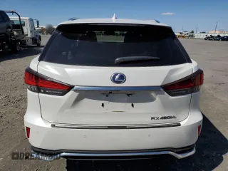 2022 Lexus RX with VIN JTJJGKFA0N2026523, listed as a Copart auction lot 53568615 with 34,381 mi miles and Salvage Title. Bid and sale history available at carsss.com. Image 6.