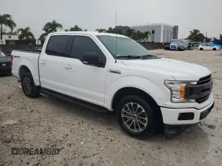2018 Ford F-150 XL with VIN 1FTEW1CP6JKD50225, listed as a Copart auction lot 59179605 with 105,602 mi miles and Salvage title. Bid and sale history available at DreamBid. Image 4.