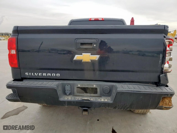 2018 Chevrolet Silverado 1500 Custom with VIN 1GCRCPEC4JZ356345, listed as a Copart auction lot 46610385 with 126,607 mi miles and Salvage Title. Bid and sale history available at carsss.com. Image 6.