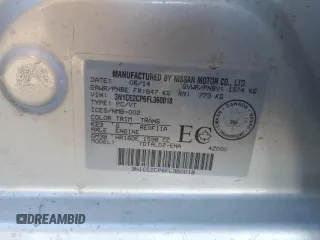 2015 Nissan Note SV z VIN 3N1CE2CP6FL360018, wystawiony jako Copart lot #77185904 z przebiegiem 157 196 mil mil oraz Szkoda całkowita • Salvage title. Historia ofert i sprzedaży dostępna na DreamBid. Obrazek 12.
