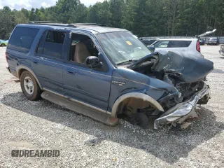 2002 Ford Expedition Eddie Bauer with VIN 1FMRU17L32LA47862, listed as a Copart auction lot 60877275 with Not provided miles and Salvage title. Bid and sale history available at DreamBid. Image 4.