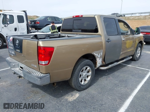 2004 Nissan Titan LE with VIN 1N6AA07A94N559181, listed as a IAAI auction lot 41637533 with Not Provided miles and . Bid and sale history available at DreamBid. Image 4.