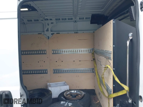 2024 Ram ProMaster Cargo Tradesman with VIN 3C6LRVDG2RE108932, listed as a IAAI auction lot 41809031 with 16,716 mi miles and . Bid and sale history available at DreamBid. Image 8.