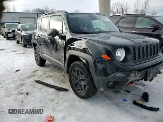 2018 Jeep Renegade Trailhawk with VIN ZACCJBCB8JPH16594, listed as a Copart auction lot 88580285 with 103,203 mi miles and Clean title. Bid and sale history available at DreamBid. Image 14.
